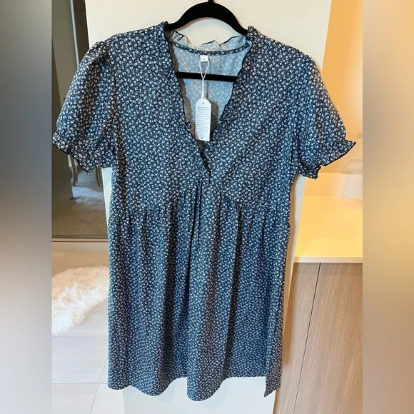 sachin and babi light blue dress Blue Babydoll dress – Marchans Boutique